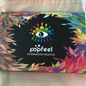Popfeel Cosmetics Bundle All New Sealed 12 Items with Blender Sponge and Bag.